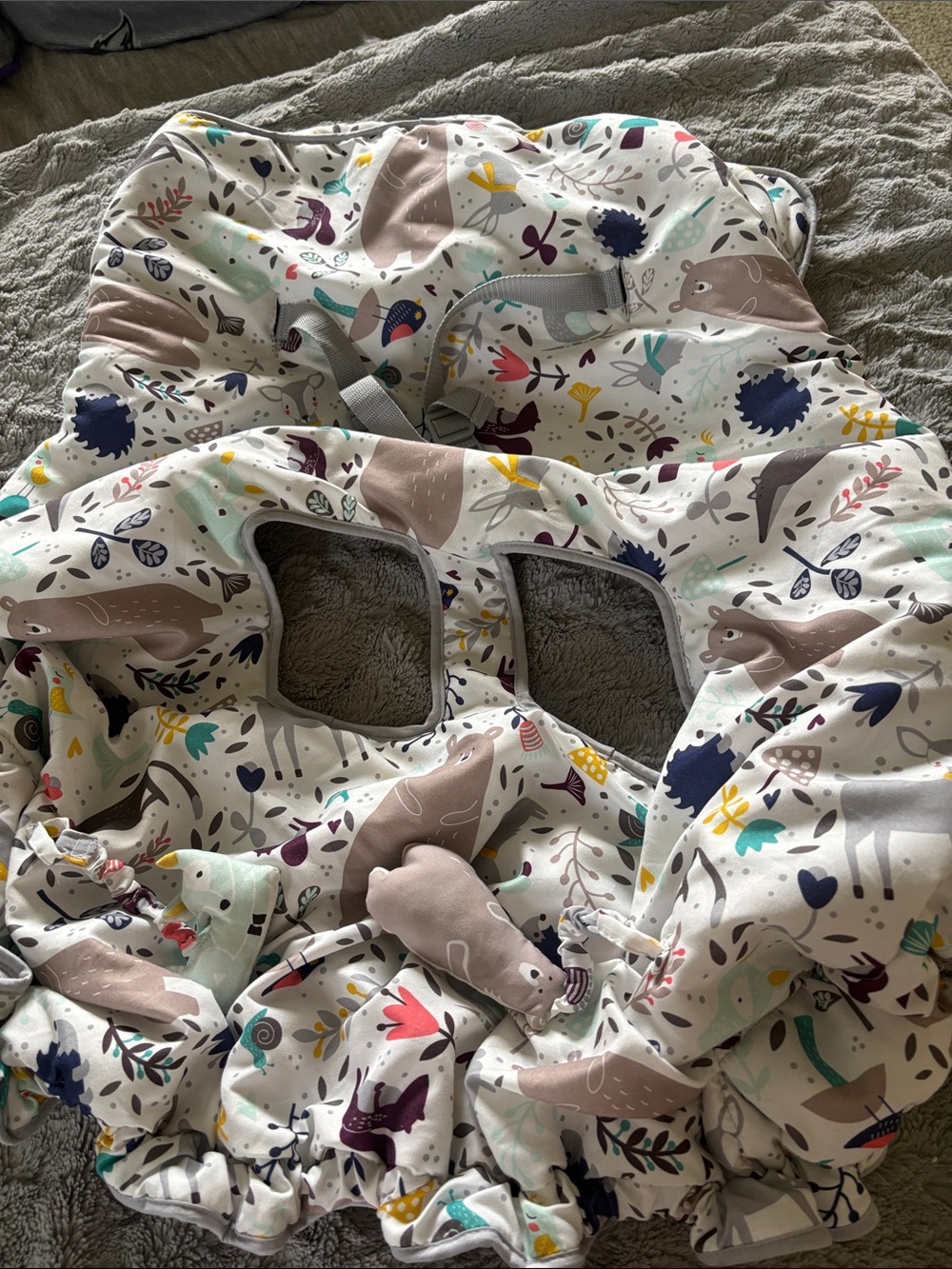 Eddie Bauer Woodland Print Infant Shopping Cart Seat Cover